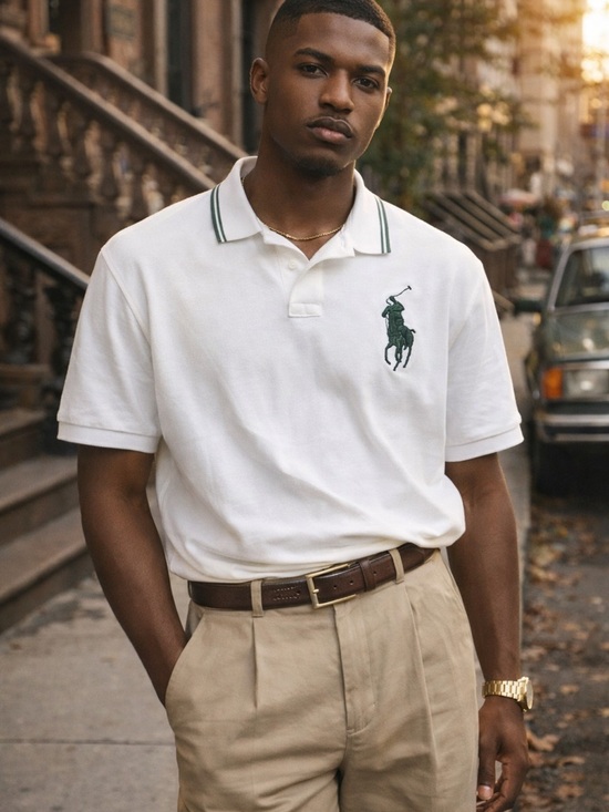 Polo Ralph Lauren Other - Polo Ralph Lauren Big Pony Polo Shirt XXL White Green Classic Fit Preppy
